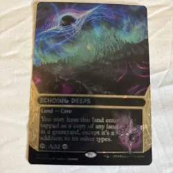 Echoing Deeps 0103 Borderless Galaxy Foil Edge of Eternities NM Free Ship - Image 1