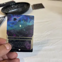 Echoing Deeps 0103 Borderless Galaxy Foil Edge of Eternities NM Free Ship - Image 4