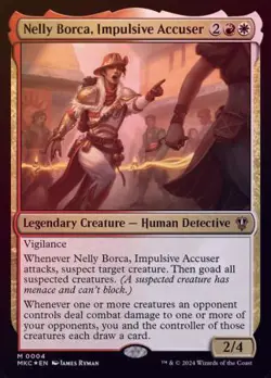 MTG Murders at Karlov Manor Commander - Nelly Borca, Impulsive Accuser (Foil) - Image 1