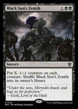 MTG Murders at Karlov Manor Commander - Black Sun's Zenith - Image 1