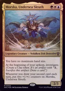 MTG Murders at Karlov Manor Commander - Morska, Undersea Sleuth (Foil) - Image 1