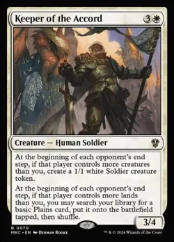 MTG Murders at Karlov Manor Commander - Keeper of the Accord - Image 1