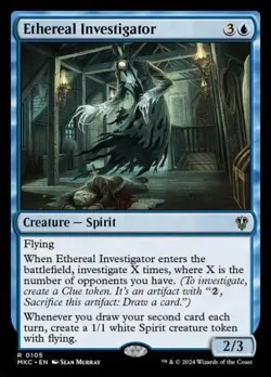 MTG Murders at Karlov Manor Commander - Ethereal Investigator - Image 1