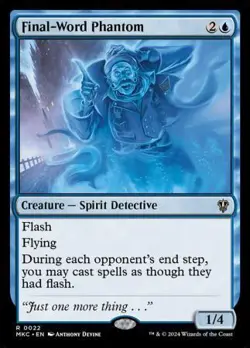 MTG Murders at Karlov Manor Commander - Final-Word Phantom - Image 1