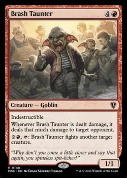 MTG Murders at Karlov Manor Commander - Brash Taunter - Image 1