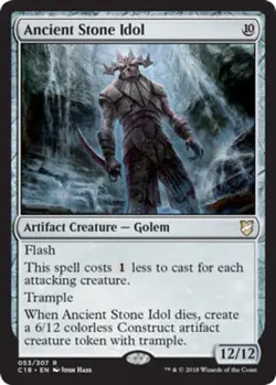 1x Ancient Stone Idol NM-Mint, English Commander 2018 MTG Magic - Image 1
