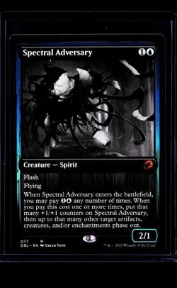2022 MTG Magic The Gathering DBL Innistrad Double Feature #77 Spectral Adversary - Image 1