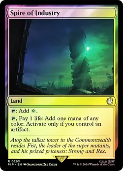 Spire of Industry FOIL - 0293 - Rare - Fallout PIP MTG - Image 1