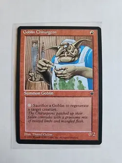 Goblin Chirurgeon (A, Gelon) - Fallen Empires - MTG Magic - Common - Creature - Image 1