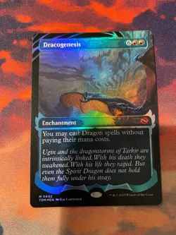 MTG Tarkir Dragonstorm Dracogenesis Showcase Foil - Image 1