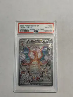 2023 Pokemon OBF en Special Illustration Rare #223 Charizard EX Gem Mint PSA 10 - Image 2