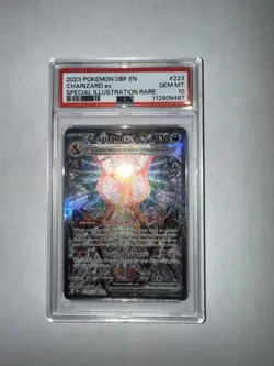 2023 Pokemon OBF en Special Illustration Rare #223 Charizard EX Gem Mint PSA 10 - Image 3