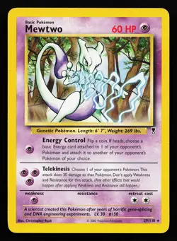 Mewtwo 29/110 Rare Legendary Collection Pokemon Card - Image 1