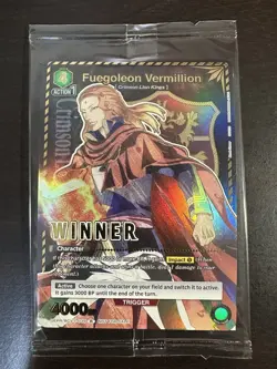 Union Arena Winner Card Fuegoleon Vermillion R UEPR/BCV-1-039 English SEALED - Image 1