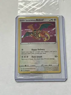 Sealed Special Delivery Bidoof SWSH177 SWSH: Sword & Shield Promo Cards Holo - Image 1