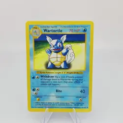 Wartortle Shadowless 42/102 Base Set ~ Pokemon Trading Card - Image 1