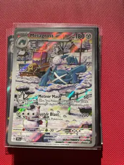 Pokemon TCG Metagross 178/162 Temporal Forces Holo Card Illustration Rare - Image 1