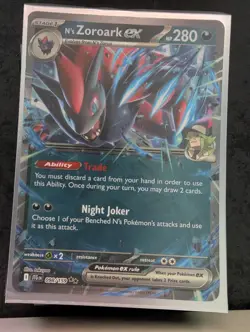 N's Zoroark EX - 098/159 - Ultra Rare - Journey Together - NM/M - Pokemon Card - Image 1