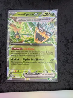 Teal Mask Ogerpon ex - 012/131 - S&V Prismatic Evolutions Pokemon Card - NM/M - Image 1