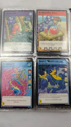 92pc Binder set Neopets Trading Card Game Cards - Image 5