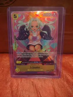 One Piece Card Game S-Snake (Parallel) SR OP08-112 NM English Version - Image 1