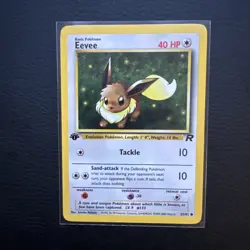 Pokemon Card - Eevee 55/82 ● - Team Rocket 1st Edition - WOTC - M/NM - Image 1