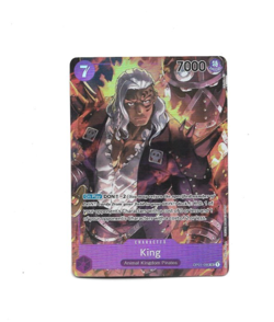 One Piece Card Game King OP01-096 SR Alternate Art Parallel NM - Image 1