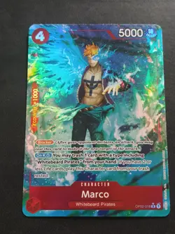 One Piece - English Card EN - Marco - Rare - OP02-018 The Best Full Art - Image 1