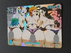 Waifu Sexy Anime Girls Cards Custom Holo - One Piece - Robin Nami Yamato #2 - Image 1