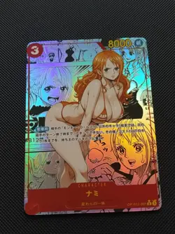 Waifu Sexy Anime Girls Cards Custom Holo - One Piece - Nami #13 - Image 1