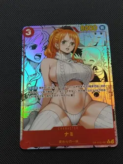 Waifu Sexy Anime Girls Cards Custom Holo - One Piece - Nami #16 - Image 1