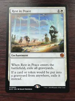 1x BIG SCORE REST IN PEACE - Outlaws - MTG Magic the Gathering - Image 1