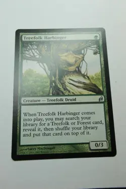 MTG Treefolk Harbinger x1- -Lorwyn-Lightly Played - Image 1