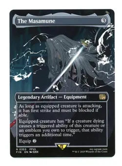 Magic: The Gathering Final Fantasy Borderless The Masamune #353 - Image 1