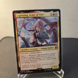 MTG Lightning, Army of One 233 Regular Mythic Final Fantasy FIN - Image 1