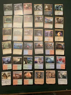 Mtg Small Temur Bundle: Various Lands, Charm, Etc - Image 1