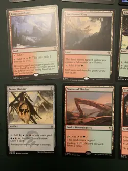 Mtg Small Temur Bundle: Various Lands, Charm, Etc - Image 2