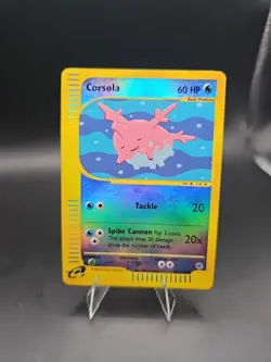 Corsola 102/165 Expedition Base Set Reverse Holo HP Pokemon Card - Image 1