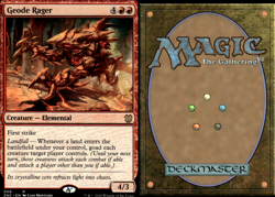 Magic the Gathering -MTG-Geode Rager - Image 1