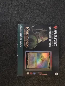 MTG MAGIC THE GATHERING THE LORD OF THE RINGS RIDERS OF ROHAN COMMANDER DECK - Image 1