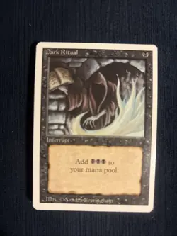 Magic The Gathering - Dark Ritual - Revised - Image 1