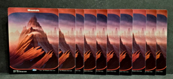 10x MOUNTAIN Unstable Full Art Land Magic Non-foil MtG - Image 1