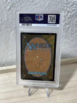 PSA Flow Line Flaw - Left Corner - 2025 MTG SQUALL Seed Mercenary #0402 PSA 9 - Image 3