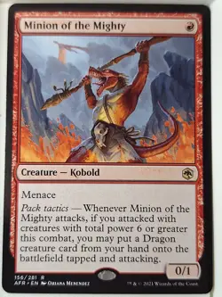 Minion of the Mighty Adventures in the Forgotten Realms- Magic the Gathering MTG - Image 1