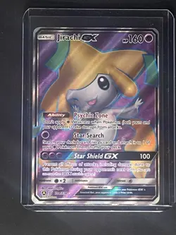 Jirachi GX 79a/236 Unified Minds ALTERNATE ART PROMO card 2020 Pokemon TCG - Image 1