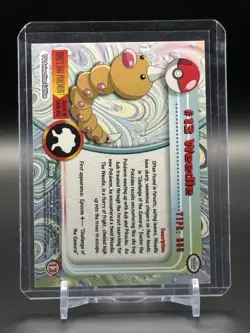 Pokemon Weedle Trading Card #13 Topps, Green Logo, Non-Holo - Image 2