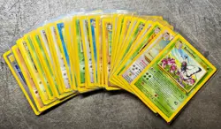 LP (Unlimited) COMPLETE Pokemon JUNGLE Set 32-Card UNCOMMON/COMMON Non-Holo - Image 1
