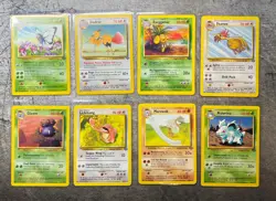 LP (Unlimited) COMPLETE Pokemon JUNGLE Set 32-Card UNCOMMON/COMMON Non-Holo - Image 2