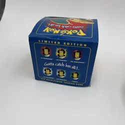 Pokemon Charizard 23k Gold Plated Card & Ball w/ COA 1999 Burger King Blue Box! - Image 4