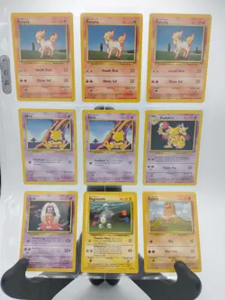 Pokemon WOTC TCG 1999 Base Set 35 Card Lot LP-HP Non-holos - Image 3